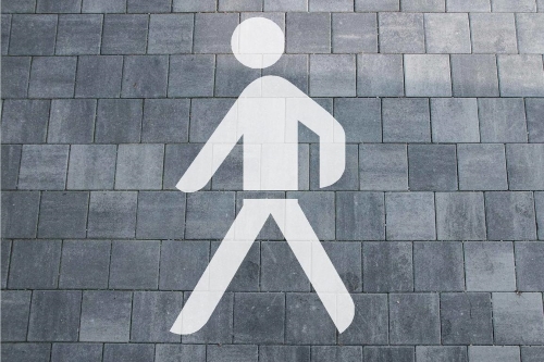  BODEN LOGOSCHABLONE - FUSSGÄNGER MÄNNCHEN RMS